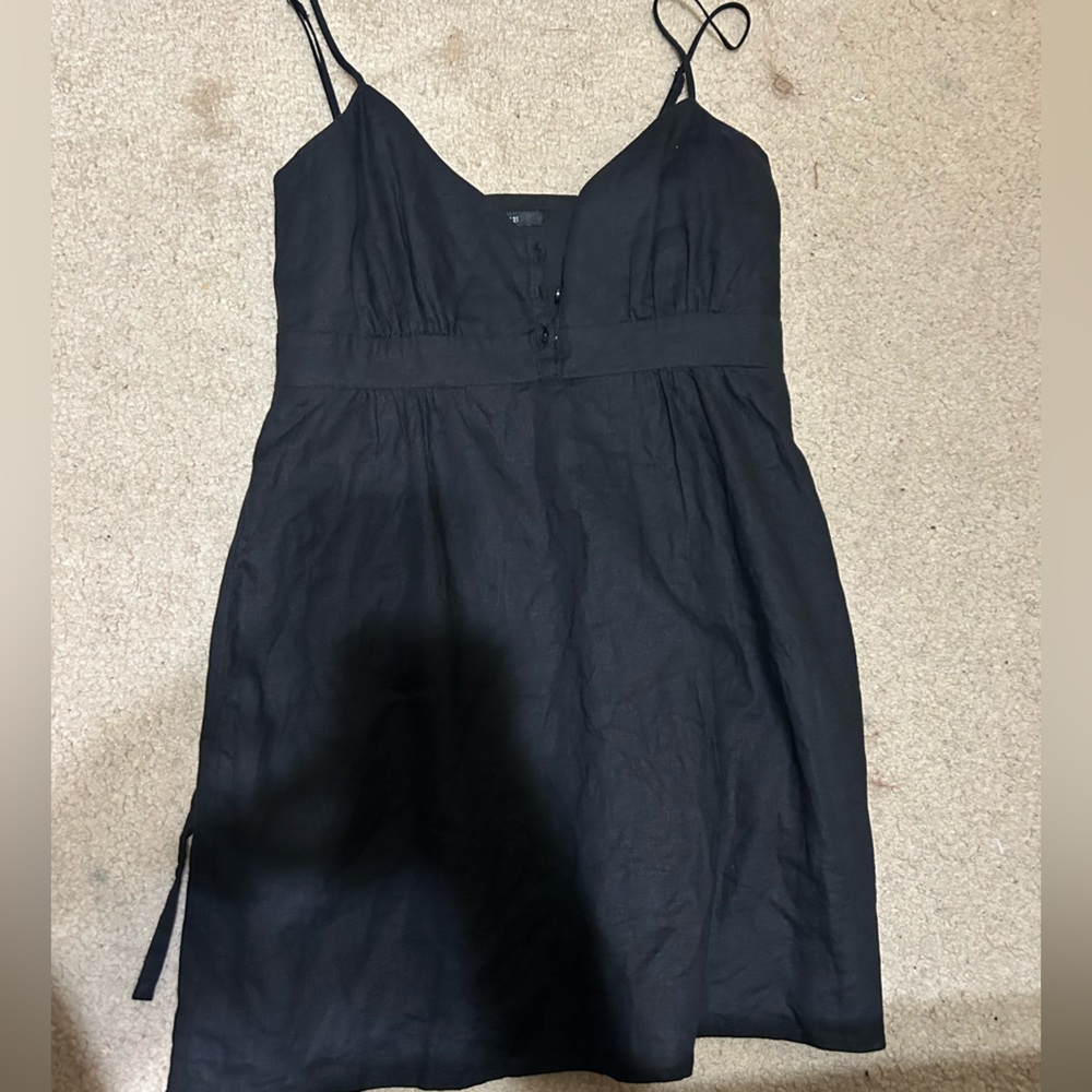 Forever 21 Black Mini Dress | size: L